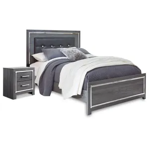 Lodanna Queen Panel Bed and Nightstand