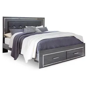 Lodanna King Storage Bed, 2 Chests and 2 Nightstands