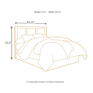 Blaneville Queen/Full Panel Headboard