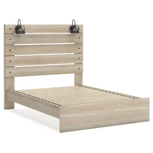 Senbry Queen Panel Bed with Storage