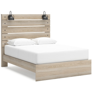 Senbry Queen Panel Bed with Storage