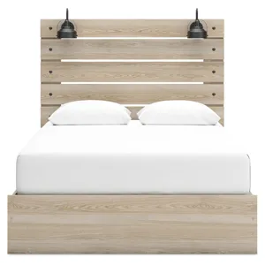 Senbry Queen Panel Bed with Storage