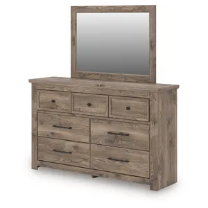 Keithland Queen Poster Bed, Dresser and Mirror