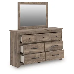 Keithland Queen Poster Bed, Dresser and Mirror