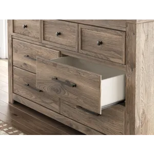 Keithland King Poster Bed, Dresser, Mirror and Nightstand