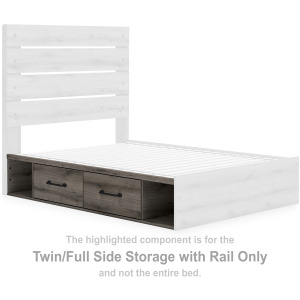Graystorm Twin/Full Side Storage with Rail