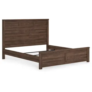 Juararo King Panel Bed and 2 Nightstands