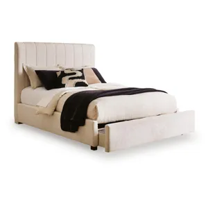 Shoralli Queen Upholstered Storage Bed
