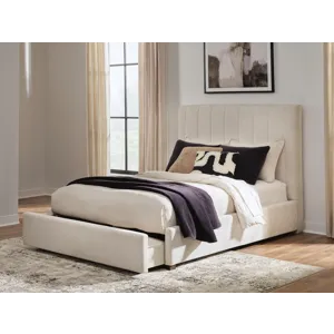 Shoralli Queen Upholstered Storage Bed
