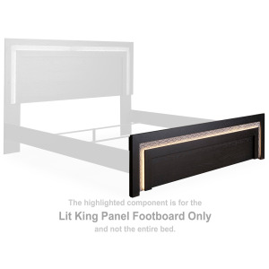 Shoralli Lit King Panel Footboard
