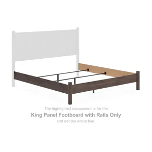 Pamytta King Panel Footboard with Rails