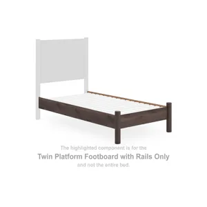 Pamytta Twin Platform Footboard with Rails