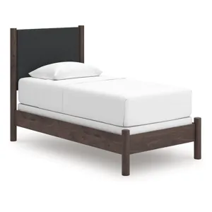 Cadmori Twin Upholstered Panel Bed