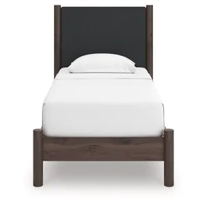 Pamytta Twin Upholstered Panel Platform Bed