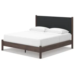 Pamytta King Upholstered Panel Platform Bed