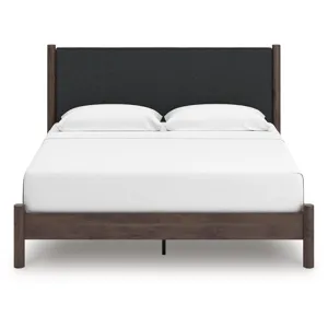 Pamytta King Upholstered Panel Platform Bed