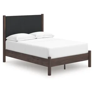 Cadmori Full Upholstered Panel Platform Bed