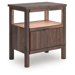 Cadmori Queen Panel Bed, Dresser, Mirror and Nightstand