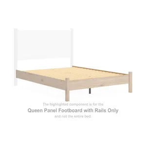 Cadmori Queen Panel Footboard with Rails