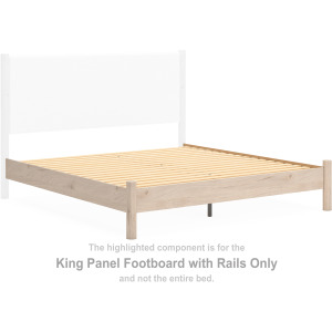 Cadmori King Panel Footboard with Rails