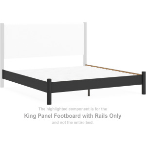 Cadmori King Panel Footboard with Rails