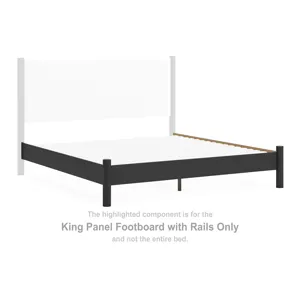 Cadmori King Panel Footboard with Rails