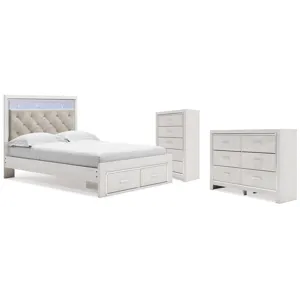 Altyra Queen Storage Bed, Dresser and Chest