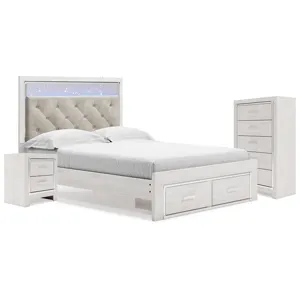 Altyra Queen Storage Bed, Chest and Nightstand