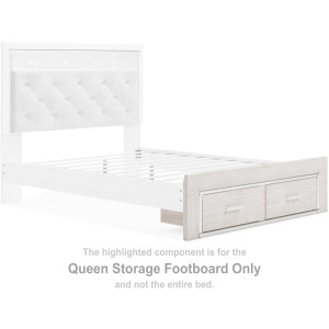 Altyra Queen Storage Footboard