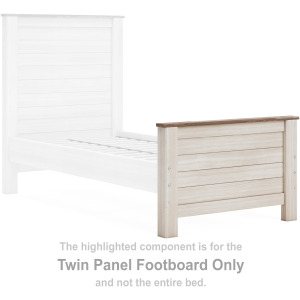 Willowton Twin Panel Footboard