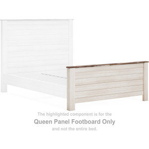 Willowton Queen Panel Footboard