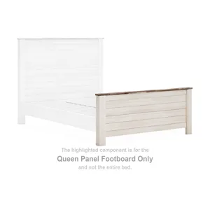 Willowton Queen Panel Footboard
