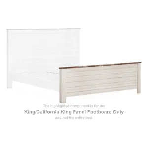 Willowton King/California King Panel Footboard