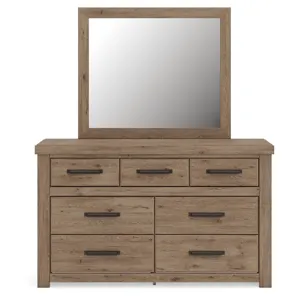 Oliandon Queen Panel Bed, Dresser and Mirror