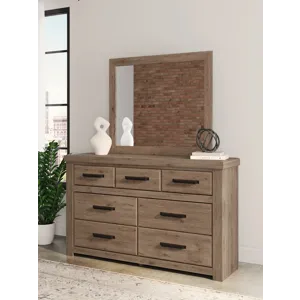 Oliandon Queen Panel Bed, Dresser and Mirror