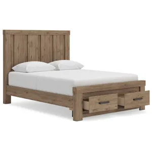 Oliandon Queen Panel Storage Bed