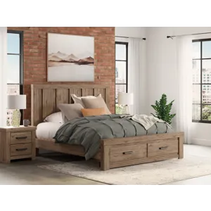 Oliandon King Panel Storage Bed
