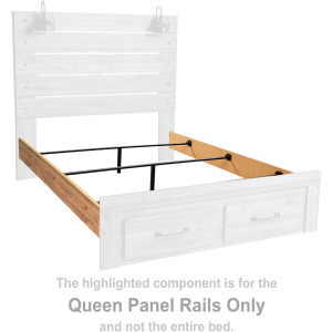 Pasklyn Queen Panel Rails