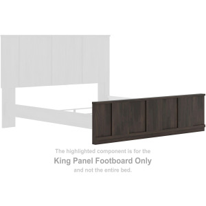 Shaehartin King Panel Footboard