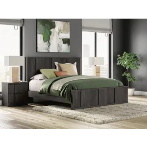 Jadiston Panel Platform Bed