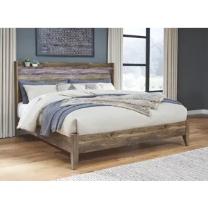 Rusthaven King Panel Bed