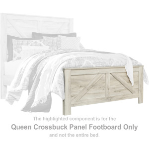Bellaby Queen Crossbuck Panel Footboard