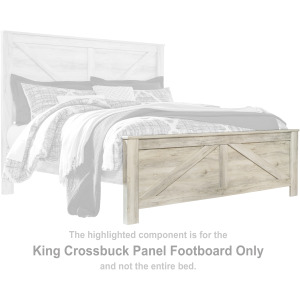 Bellaby King Crossbuck Panel Footboard