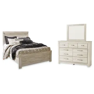 Bellaby Queen Panel Bed, Dresser and Mirror
