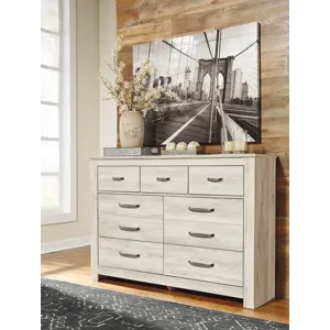 Bellaby Queen Panel Storage Bed, Dresser and Nightstand