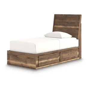 Chirason Twin Panel Bed with Storage