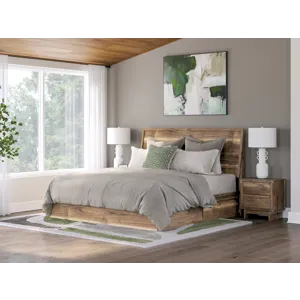 Chirason King Panel Bed with Storage