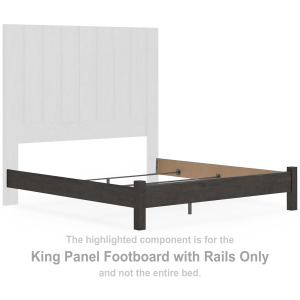Fraluna King Panel Footboard with Rails
