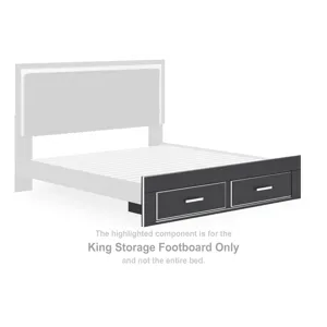 Zuraleus King Storage Footboard