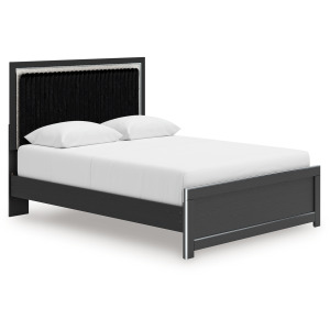 Birmonton Queen Upholstered Panel Platform Bed